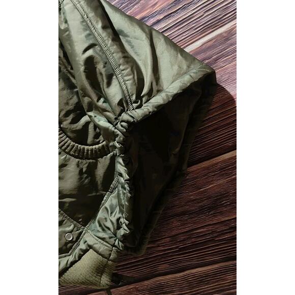 Mecca Femme Poncho Vest with Fur Parka - Picture 7 of 14